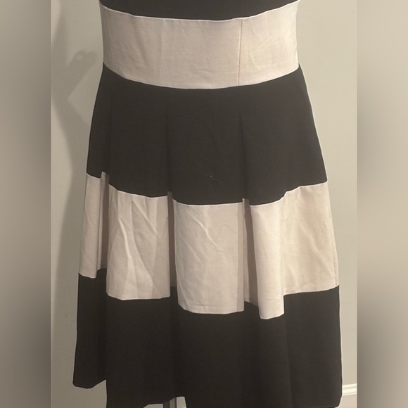 Lauren Ralph Lauren Black and White Midi Dress - Picture 2 of 5